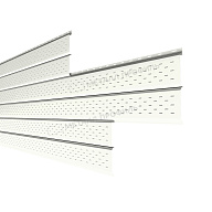 Софит МЕТАЛЛ ПРОФИЛЬ Lбрус-XL-14х335 (ПЭ-01-9010-0.45)
