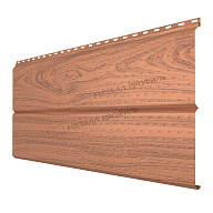 Софит МЕТАЛЛ ПРОФИЛЬ Lбрус-XL-14х335 (ECOSTEEL_T-01-Кедр-0.5)