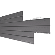 Софит МЕТАЛЛ ПРОФИЛЬ Lбрус-XL-14х335 (VALORI-20-Grey-0.5)