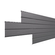 Софит МЕТАЛЛ ПРОФИЛЬ Lбрус-15х240 (VALORI-20-Grey-0.5)